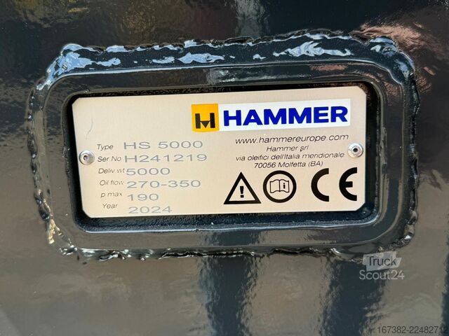 Knusehammer Hammer HS5000 fits 40-60 Ton excavator