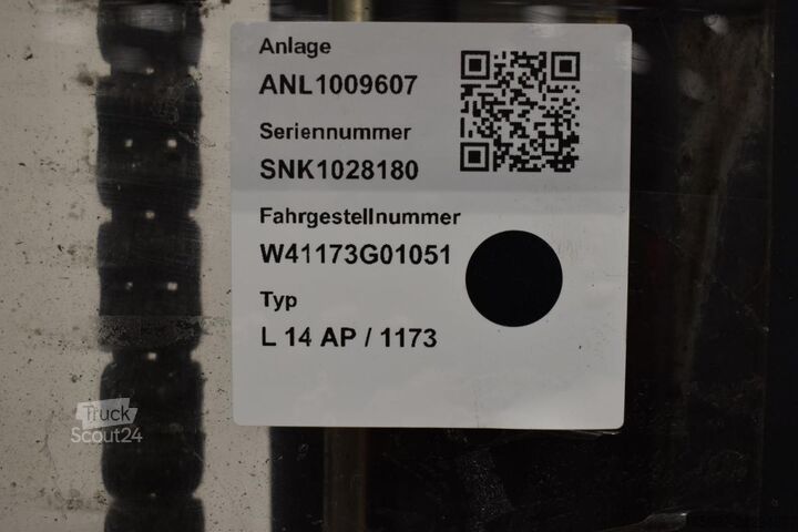 Carretilla elevadora Linde L 14 AP 1173