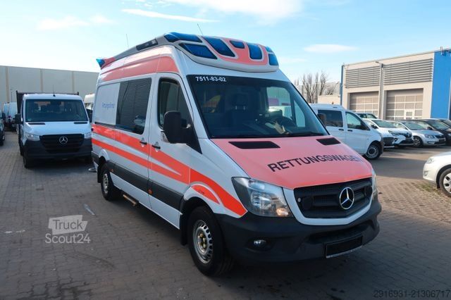 Brandbil MERCEDES-BENZ Sprinter II Kasten 316 CDI / RTW / Klima / Nr.53