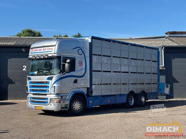 Stočni transport Scania R 500 LB 6X2*4 HLB Liftas 2 stuuras - Bekkers 1...