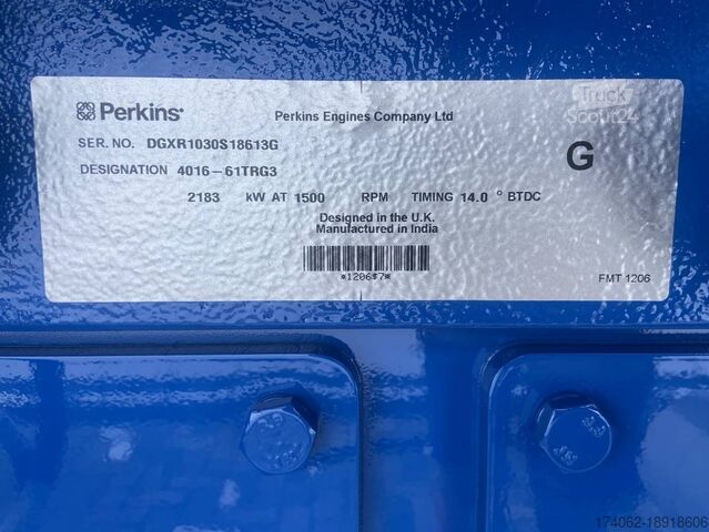 Aggregeret FG Wilson P2500-3 - 2500 kVA Genset - DPX-16035-O