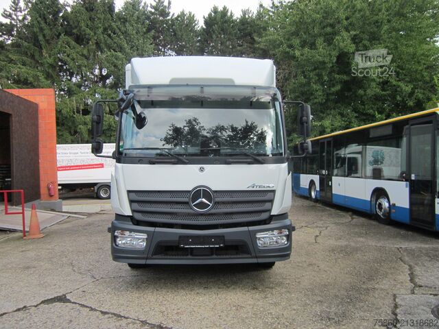 Camião de caixa fechada Mercedes-Benz 1230 Atego Koffer 8,14 m lang LBW Autom.