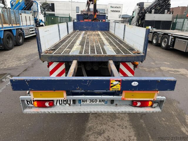 Trailer πλατφόρμας ASCA DEMICO 3-AXLES - EXTENDABLE + TWISTLOCKS - 6m55 (+1m30...