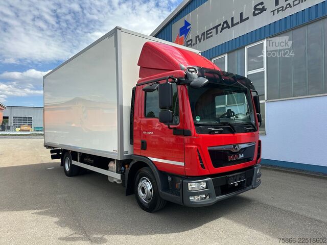 Autocamion cu caroserie tip cutie MAN 12.250 TGL BL Iso Koffer 5.70m orig.110.777 km