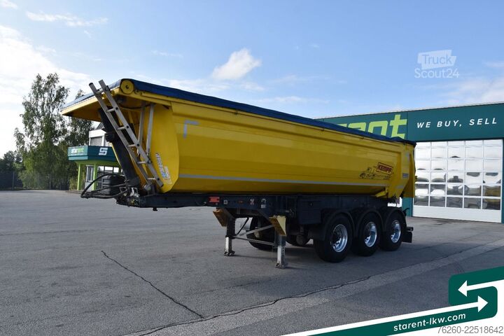 مقطورة نصف قلابة KEMPF 3 Achs Hardox 23m³ Alu-Felgen Liftachse