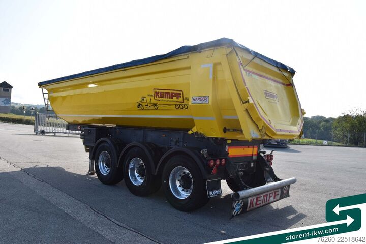 مقطورة نصف قلابة KEMPF 3 Achs Hardox 23m³ Alu-Felgen Liftachse