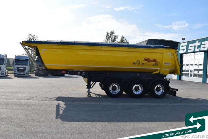 مقطورة نصف قلابة KEMPF 3 Achs Hardox 23m³ Alu-Felgen Liftachse