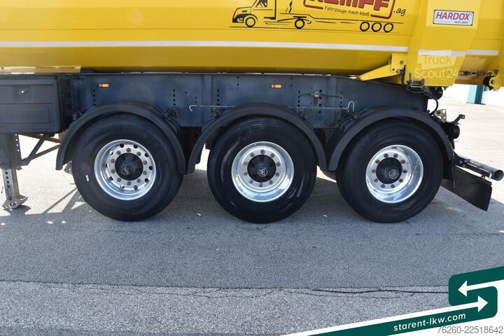 مقطورة نصف قلابة KEMPF 3 Achs Hardox 23m³ Alu-Felgen Liftachse