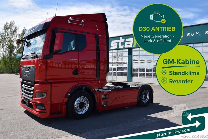 Standard nyergesvontató MAN TGX 18.560 D30 GM Retarder Luft/Luft MIETE