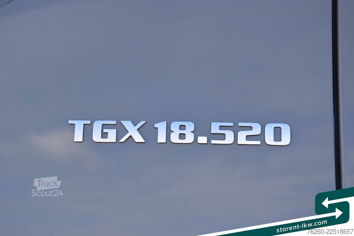 Nagy térfogatú nyergesvontató MAN TGX 18.520 Low Deck Hubsattelk. D30 Retar. MIETE