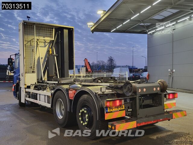 Containertransport (haakarmsysteem) DAF CF75.250 6X2 VDL S-21-6200 containersystem Lift...