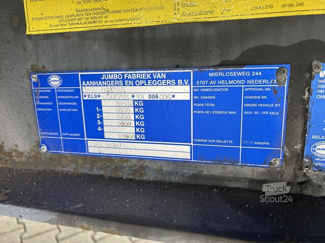 Koffer Jumbo DO 270.V1 / Box Trailer / BPW Drum / Big Heavy ...