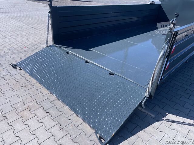 Contentor roll-off de 6,5 m / contentor com paredes laterais Hitta HAKB65/ 13m3 Flachtencontainer