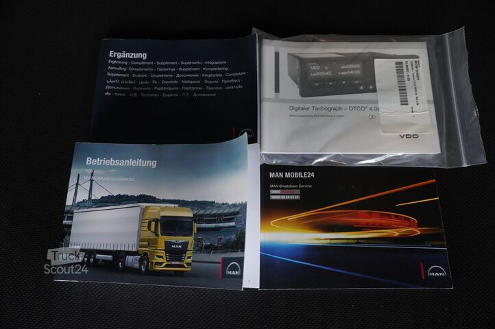 Vontató + hűtős félpótkocsi MAN TGX 18.510 4×2 tractor unit / Lamberet