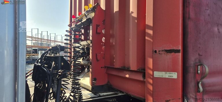 Öppen semitrailer med kapell Krone SD Standardtrailer mit Steckrungen