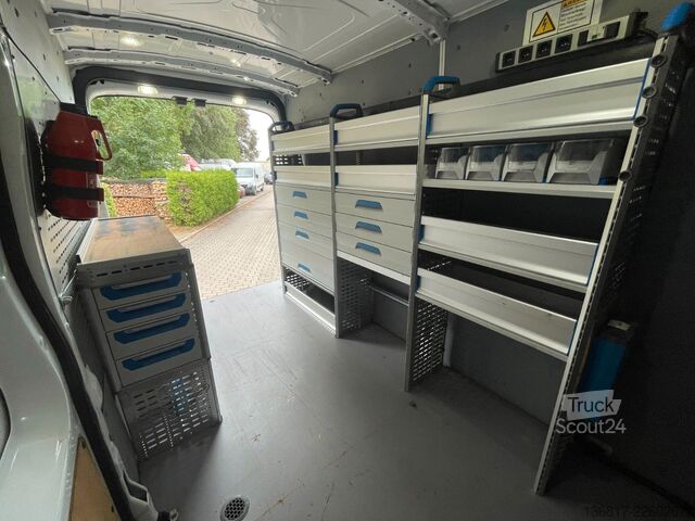 Fourgon surélevé FORD Transit L3 H3 Kasten 350 Kasten Werkstatt Regale