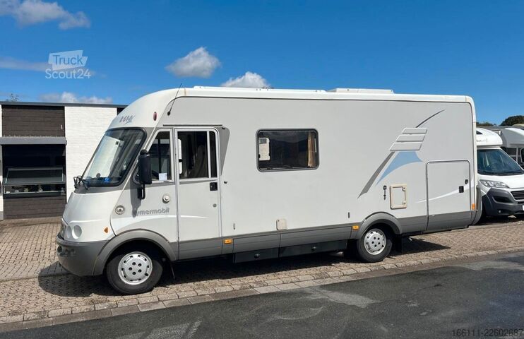 Integrerad husbil HYMER/ERIBA B 614 - Festbett- Klima -  - Solar -
