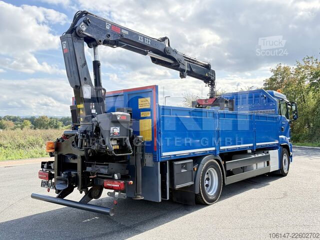 Grue montée sur camion MAN TGS 18.400 E6, Klima,Heckkran Hiab XS122 &Zange