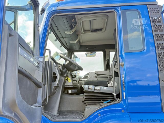 Grue montée sur camion MAN TGS 18.400 E6, Klima,Heckkran Hiab XS122 &Zange