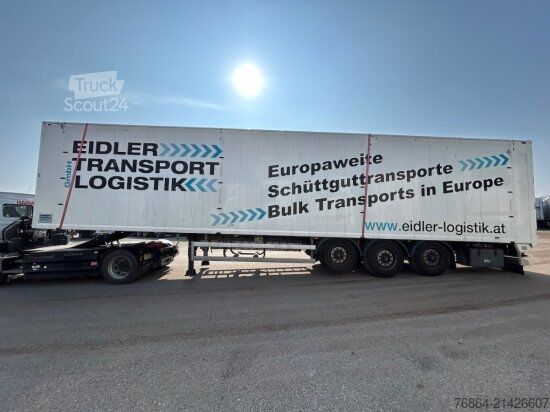 Semiremorcă cu podea mobilă KNAPEN K100/KT01, 10 MM, LIFTACHSE, ROLLPLANE, FUNK