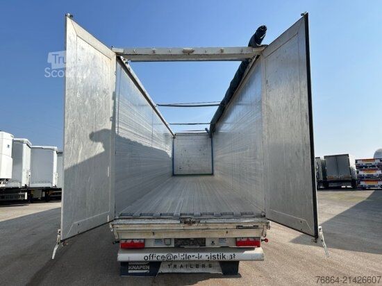 Semiremorcă cu podea mobilă KNAPEN K100/KT01, 10 MM, LIFTACHSE, ROLLPLANE, FUNK