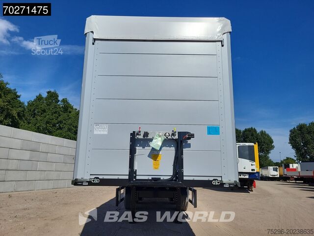 Bâches coulissantes System Trailers LPRS18 NEW Tailgate Lenkachse Hartholz-Bodenn