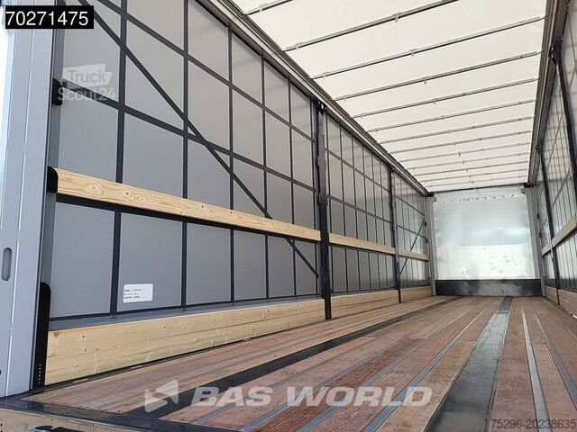 Schuifzeilen System Trailers LPRS18 NEW Tailgate Lenkachse Hartholz-Bodenn