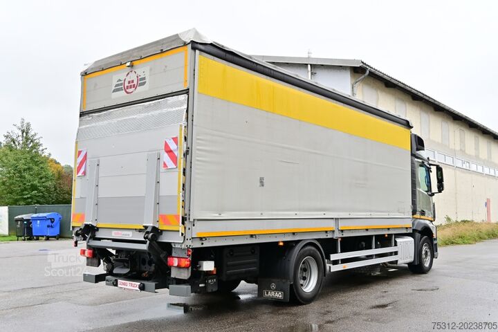 Valníkový nákladní automobil s plachtou Mercedes-Benz Actros 1845  Ersatzfahrzeug E6 Retarder LBW+FB