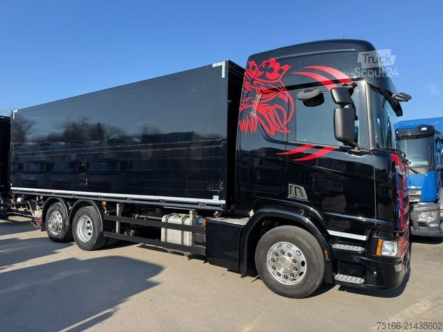 Italautó italáruszállító SCANIA SCANIA R500 GETRÄNKE 7,5 m LBW 2 TO.*HIGHLINE