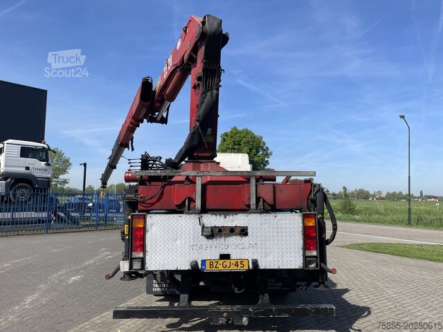 Boîte plate DAF XF105.410 Platform / HMF 2220 Crane + Remote / ...