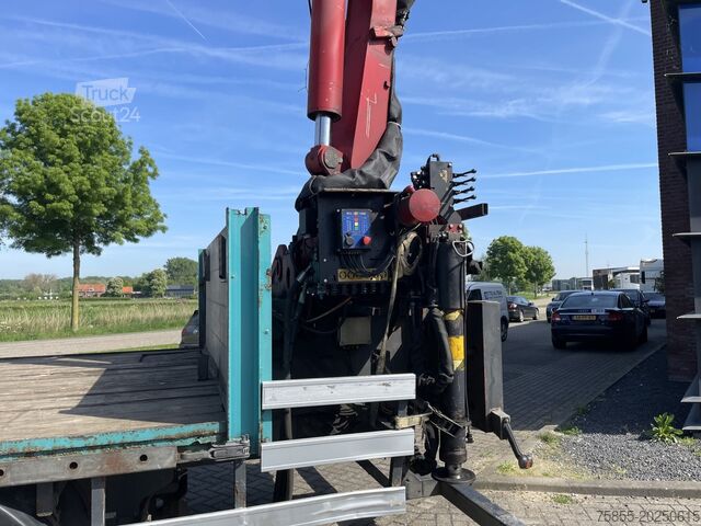 Boîte plate DAF XF105.410 Platform / HMF 2220 Crane + Remote / ...