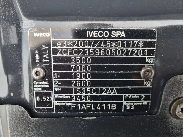 Køletaske Iveco Daily 35C13 Koelkoffer Carrier Pulsor 400 -20C ...