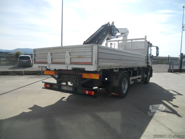 Camion gru e ribaltabile trilaterale Iveco EuroCargo 120