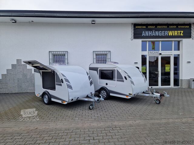 Koffer aanhanger trailershop TMC Mini Tommy schlafen campen reisen