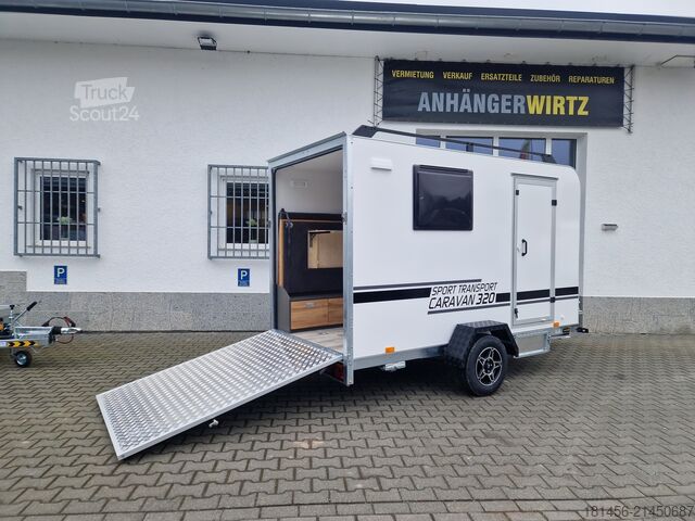 Koffer aanhanger Tomplan Motorrad Reisen Camp Sport Transport 320