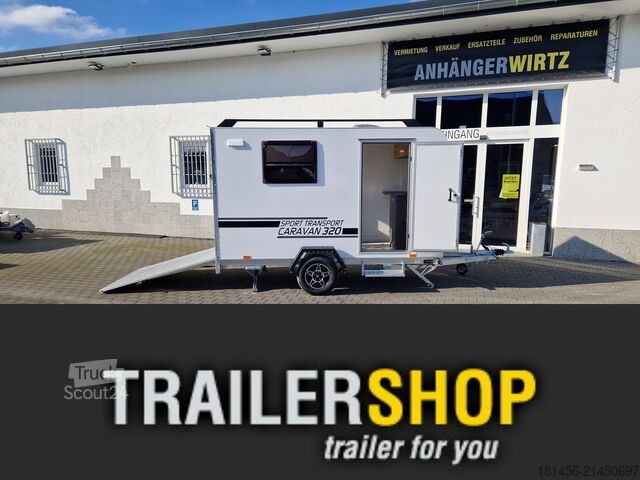 Remorque pour moto Tomplan Reisen Schlafen Sport Transport 320 Prem