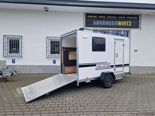 Remorque pour moto Tomplan Reisen Schlafen Sport Transport 320 Prem