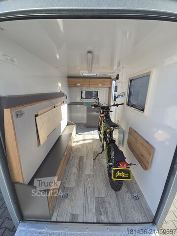 Remorque pour moto Tomplan Reisen Schlafen Sport Transport 320 Prem