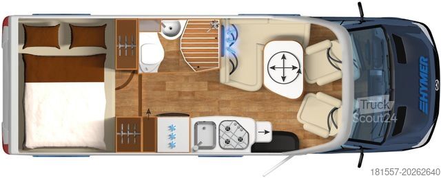 Напівінтегрований кемпер HYMER/ERIBA ML-T 560 AHK, Solar, Navi, Fahrradträger