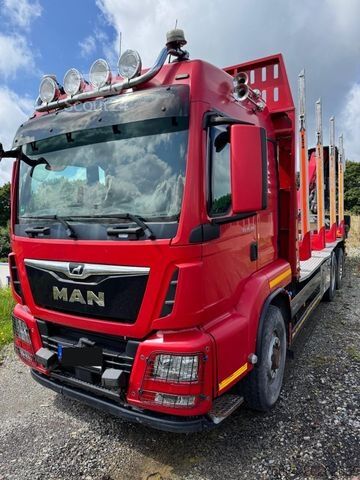 Holztransporter LKW MAN 26.500 , Hydrodrive, EpsilonZ83