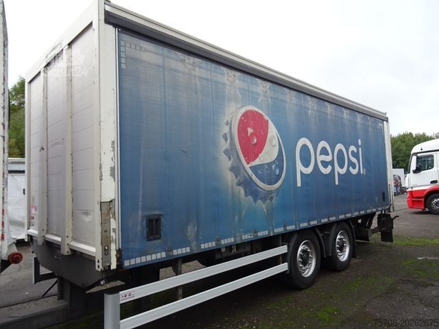 Plattewagen met zeil MERCEDES-BENZ 2540 Antos*SafeServer*38 Pal.*2x 2,5 to LBW*Ret.