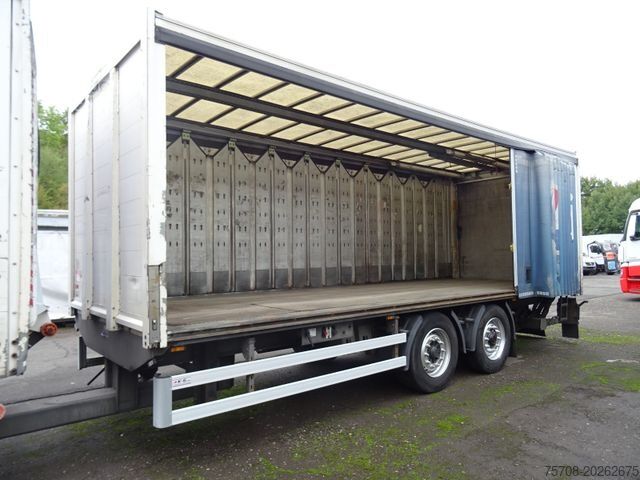Plattewagen met zeil MERCEDES-BENZ 2540 Antos*SafeServer*38 Pal.*2x 2,5 to LBW*Ret.