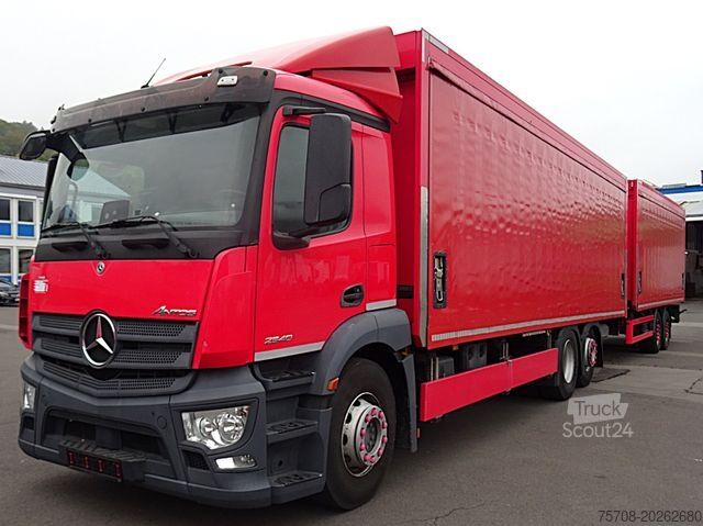 Drankentruck MERCEDES-BENZ 2540 Antos*kpl. Zug*NLA*2x LBW*38 Pal*Kamera*TOP