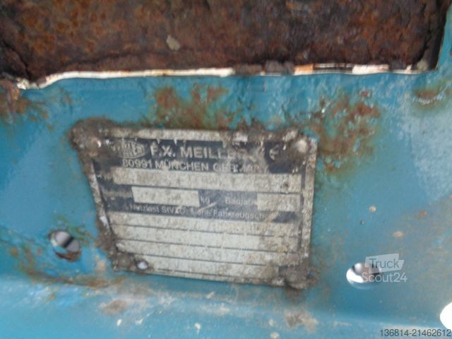 Fourgon benne basculante MERCEDES-BENZ Atego 822 Meiller AHK Hydraulik Kippanhänger