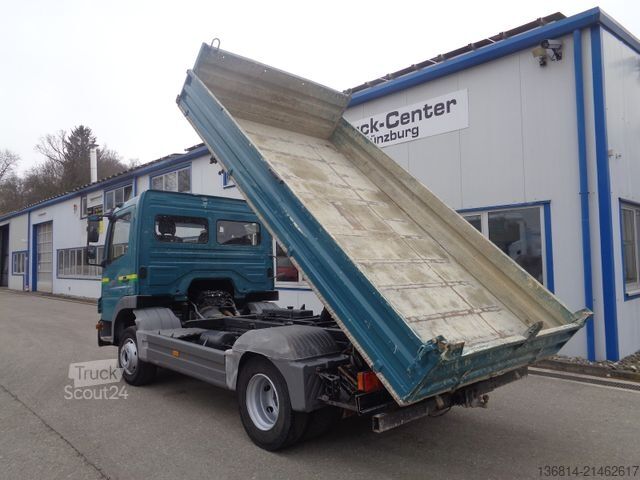 Benne tri-benne MERCEDES-BENZ Atego 822 Meiller AHK Hydraulik Kippanhänger