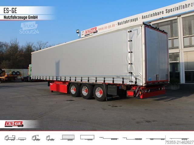 Semi-remorque bâchée KRONE 3-Achs-Sattelanhänger, Curtainsider