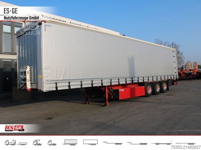 Semi-remorque bâchée KRONE 3-Achs-Sattelanhänger, Curtainsider