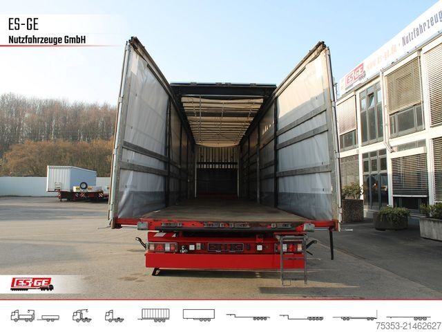 Semi-remorque bâchée KRONE 3-Achs-Sattelanhänger, Curtainsider