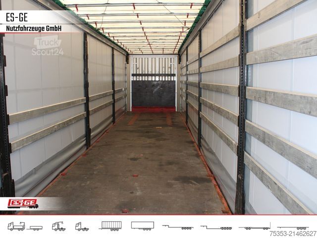 Semi-remorque bâchée KRONE 3-Achs-Sattelanhänger, Curtainsider