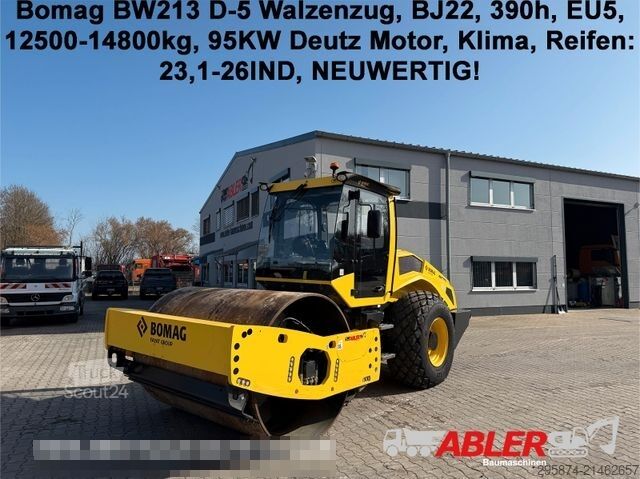 Μονότυμπανο οδοστρωτήρας BOMAG BW213 D-5 Walzenzug NEWUERTIG 390h